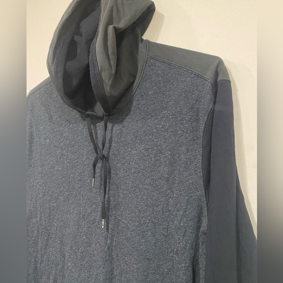 John Varvatos Hoodie Men's Size Large Gray/black Shirt Lightweight Star USA - Picture 3 of 4